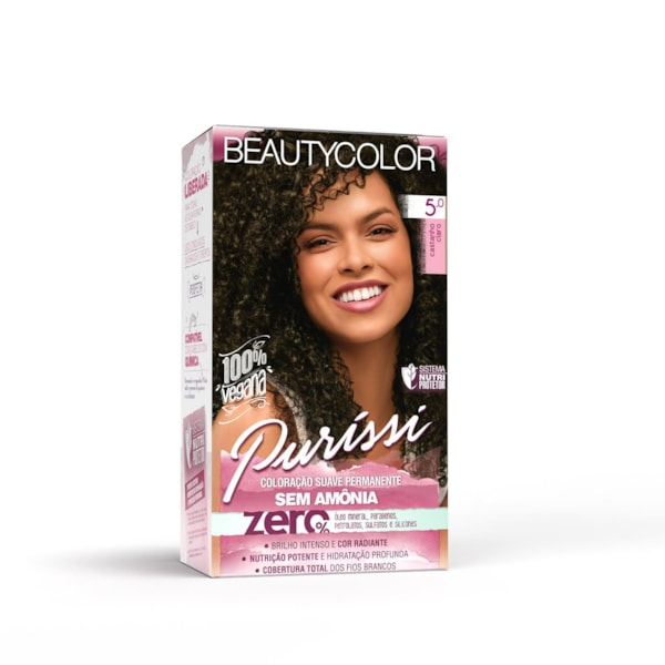 Coloração Kit BEAUTYCOLOR Puríssi Sem Amônia - 5.0 Castanho Claro-88115040-381d-4df1-8c50-076664b6d6cd
