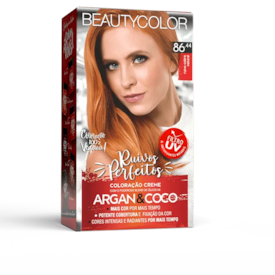 Coloração Permanente Kit Ruivos Perfeitos- 86.44 Ruivo Cobre Natural