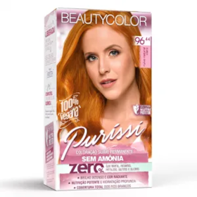 Coloração Suave Permanente Sem Amônia Puríssi Kit - 96.44 Ruivo Natural