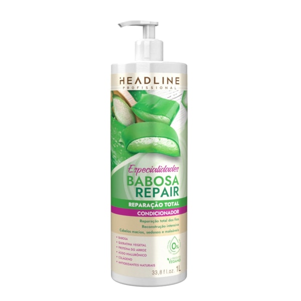 Condicionador Babosa Repair Especialidades  1000ml Headline-29068f6d-2f43-496d-b481-36d40b6dd28a