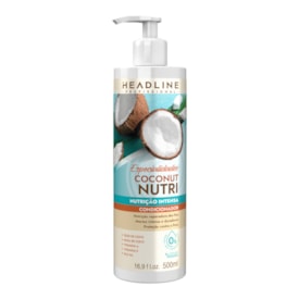Condicionador Coconut Nutri - Nutre e Deixa os Fios Macios - HEADLINE Especialidades - 500ml