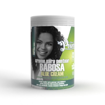 Creme para Pentear Babosa Soul Power - Define e Recupera Fios Ressecados - 800g