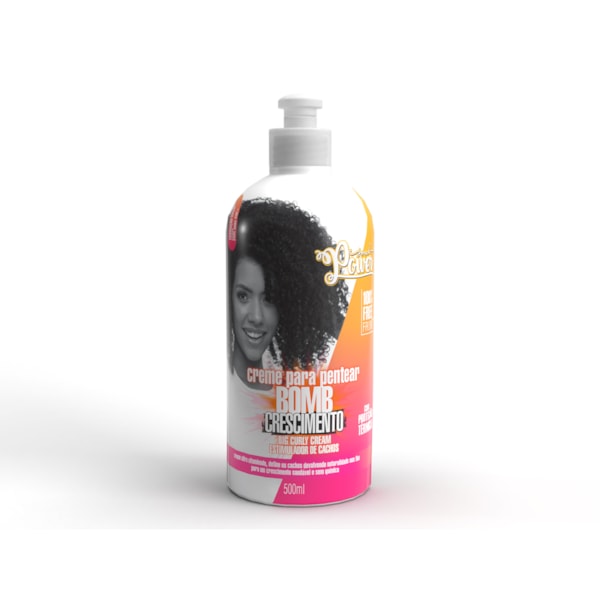 Creme para Pentear Bomb Crescimento Soul Power - Define e Recupera a Curvatura - 500ml-2ff70564-f50e-491b-9cdc-de75b3f0b747