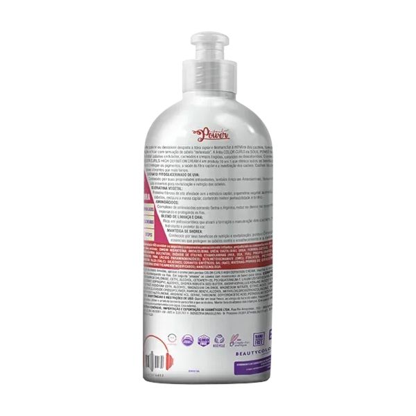 Creme para Pentear Color Curls Soul Power - Protege a Cor e Redefine os Cachos - 500ml-bab9cc68-76e3-45dc-8fde-43d525128888