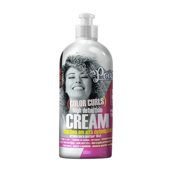 Creme para Pentear Color Curls Soul Power - Protege a Cor e Redefine os Cachos - 500ml-b87fa8c8-611e-4e25-a8da-3a252f87f3f1