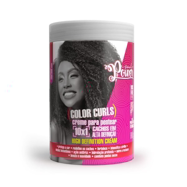 Creme para Pentear Color Curls Soul Power - Protege a Cor e Redefine os Cachos - 800g-1c1cc8db-8049-452e-9ca0-5c050656268c