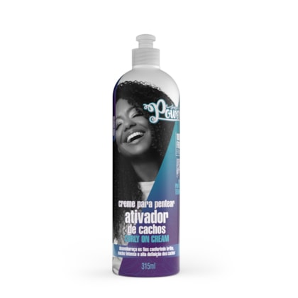 Creme para Pentear Curly On Cream Soul Power - Ativa os Cachos, dá Brilho e Define - 315ml