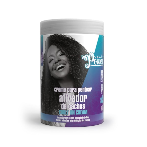 Creme para Pentear Curly On Cream Soul Power - Ativa os Cachos, dá Brilho e Define - 800g-99facc9e-51e7-4c80-9f1e-6ba463acbf5f