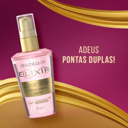 E.lixir Ceramidas - Sela as pontas duplas e Restaura os fios - BEAUTYCOLOR - 40ml