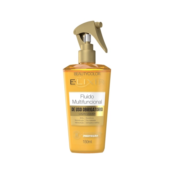 Fluido Multifuncional de Uso Obrigatório E.lixir BEAUTYCOLOR - Máscara Líquida e Leave-in Termoprotetor - 150ml-ebfade5d-af57-4c79-8aa2-e5c62983ebba