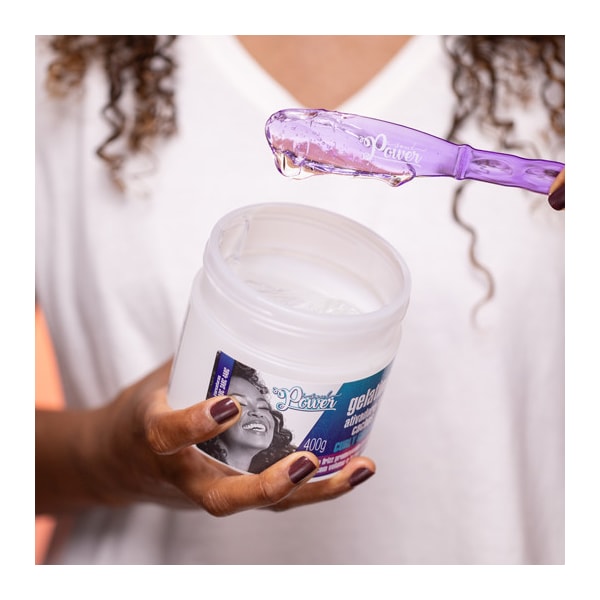 Gelatina Ativadora de Cachos Curly Gelatine Soul Power - Mantém a Finalização por Mais Tempo - 400g-78a45e9a-a2ce-4833-848f-96df7ade5e72
