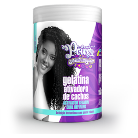 Gelatina Ativadora de Cachos Texturizações Soul Power - Finalização com Gelatina - 800g