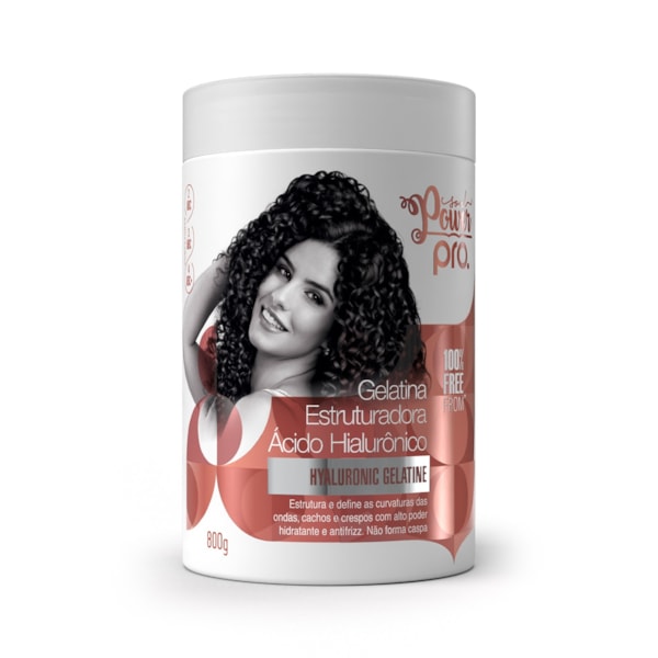 Gelatina Estruturadora Ácido Hialurônico Soul Power PRO - Estrutura e Define as Curvaturas  - 800g-b4d21c15-0e0b-4f3b-bd5b-866c601fb3c1