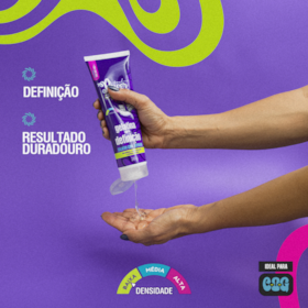 Gelatina Para Definição Texturizações Soul Power - Alta definição e Volume Estruturado - 280g