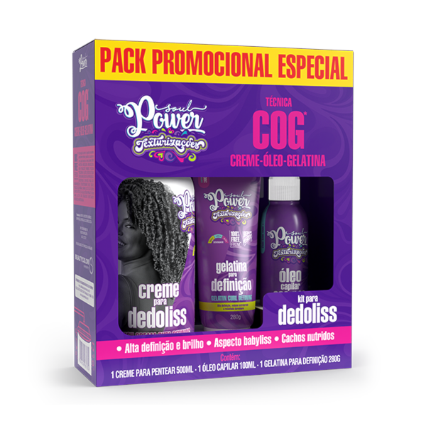 Kit Dedoliss Texturizações Soul Power - Finalização COG, Alta Definição e Efeito Babyliss-62149684-03c9-4e59-b4b2-5e50995830eb