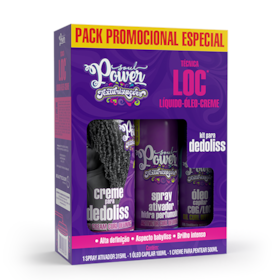 Kit Dedoliss Texturizações Soul Power - Finalização LOC, Alta Definição e Efeito Babyliss