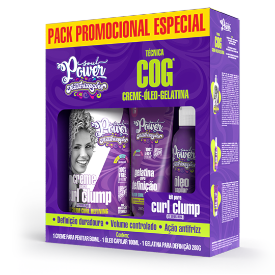 Ｍero/O WAY curly potion 2本セット Kit Tesourinha Texturizações Soul Power - Finalização COG