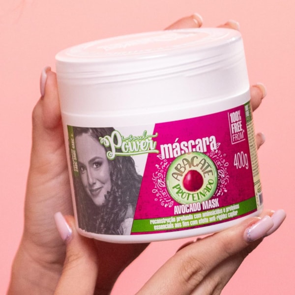 Máscara Abacate Proteinado Soul Power - Reconstrução, Efeito Anti-rigidez  - 400g-75e692d5-b889-4929-9f3b-7cdde97fb37c