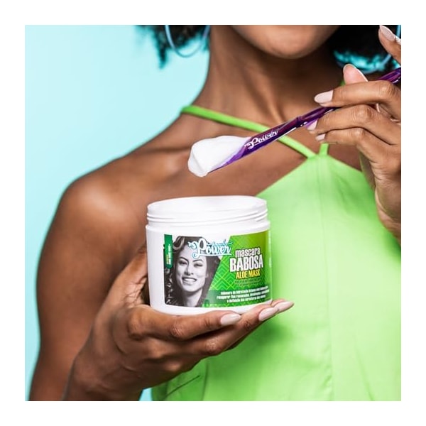 Máscara Babosa Soul Power - Hidratação, Devolve a Maciez e Recupera os Cachos - 400g-5aebc794-1b5b-4243-bee6-76c5d672c1bd