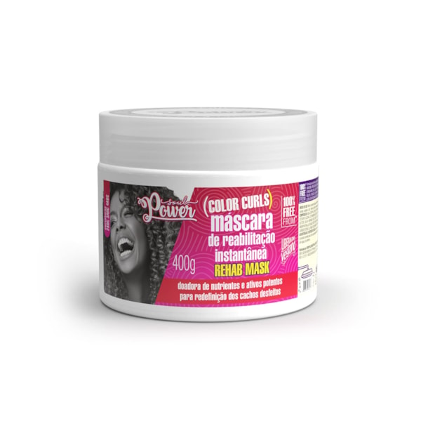 Máscara Color Curls Soul Power - Nutrição, Repõe Massa e Recupera os Cachos - 400g-df9abc2d-cd29-45f2-9496-14087d888bb8