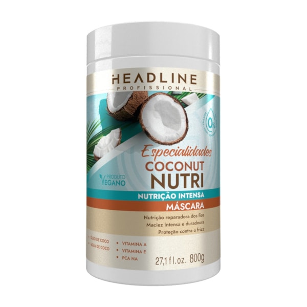 Máscara De Nutrição Especialidades Coconut Nutri Headline 800g-b50d4200-493f-4461-b1d1-c397472ae145