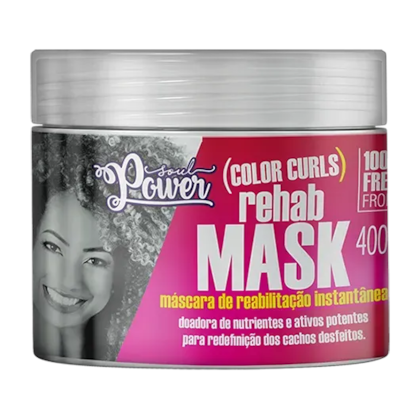 Máscara de Reabilitação Soul Power Color Curls Rehab Mask - 400g