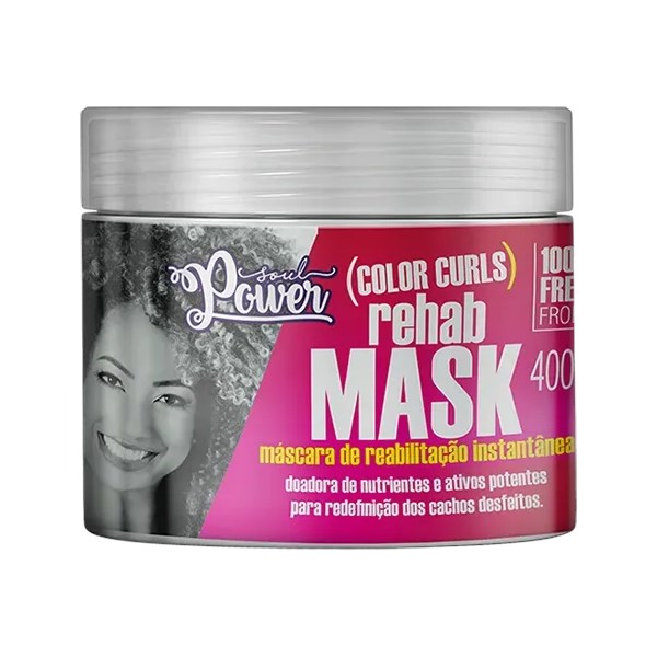 Máscara de Reabilitação Soul Power Color Curls Rehab Mask - 400g-52af64d0-d262-48cc-a790-e00f222f9776