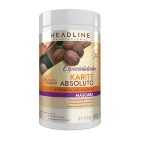 Máscara Karité Absoluto Especialidades  Headline 800g