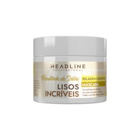Máscara Lisos Incríveis - Hidratação, Sela e Reconstrói - HEADLINE Resultado de Salão - 300g