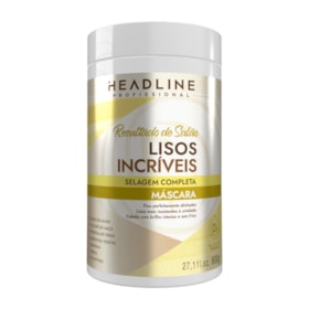 Máscara Lisos Incríveis - Hidratação, Sela e Reconstrói - HEADLINE Resultado de Salão - 800g