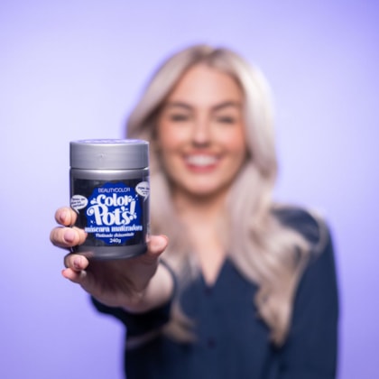 Máscara Matizadora Color Pot’s - Platinado Acizentado