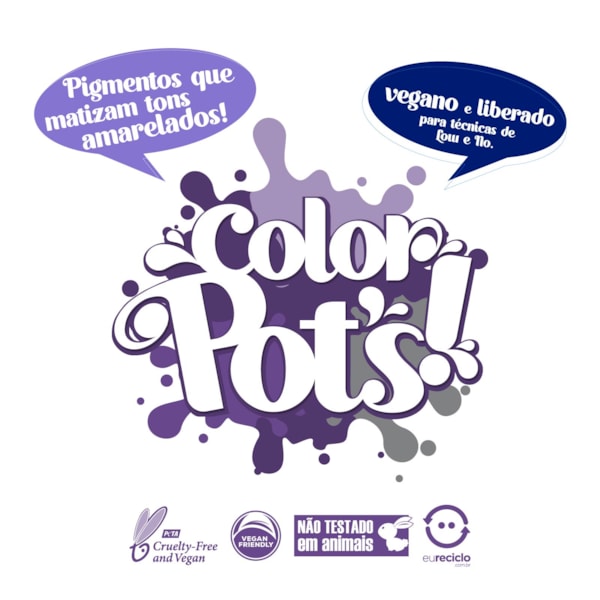 Máscara Matizadora Color Pot’s - Platinado Acizentado-28001c29-3787-4436-bcc6-1fb30f87c34e