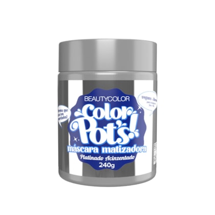 Máscara Matizadora Color Pot’s - Platinado Acizentado