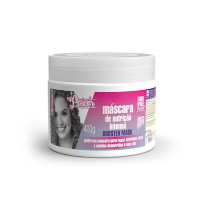 Máscara Nutritiva Booster Mask Soul Power - Nutrição Intensa, Restaura os Cachos - 400g