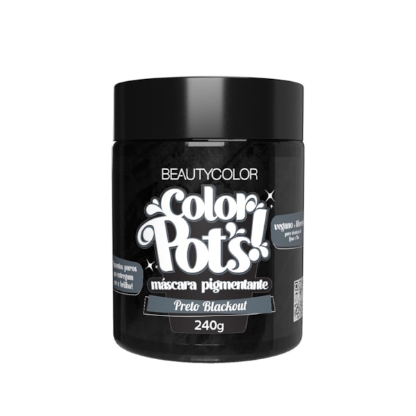 Máscara Pigmentante Color Pot’s - Preto Blackout-3888b8c0-1ad6-4ccb-8a8f-3da3ffea2cb5