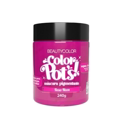Máscara Pigmentante Color Pot’s - Rosa Neon