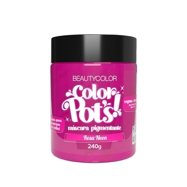 Máscara Pigmentante Color Pot’s - Rosa Neon-0c85b933-ddb2-47c0-9d91-0c351b304881