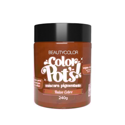 Máscara Pigmentante Color Pot’s - Ruivo Cobre