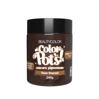 Máscara Pigmentante Color Pot’s - Ruivo Dourado