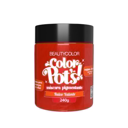 Máscara Pigmentante Color Pot’s - Ruivo Valente