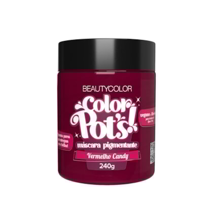 Máscara Pigmentante Color Pot’s - Vermelho Candy