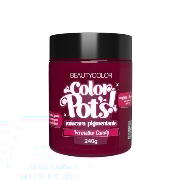 Máscara Pigmentante Color Pot’s - Vermelho Candy-3105f864-3019-42c9-9f8b-54c01c4314e3