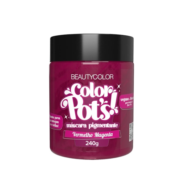 Máscara Pigmentante Color Pot’s - Vermelho Magenta-18222cac-bcab-4e25-b269-1125c2351421