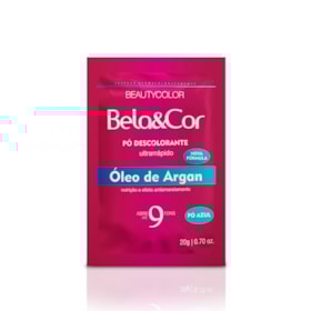 Pó Descolorante Bela&Cor - Óleo de Argan 20g