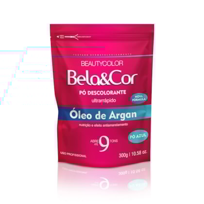 Pó Descolorante Bela&Cor - Óleo de Argan 300g
