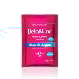 Pó Descolorante Bela&Cor - Óleo de Argan 50g
