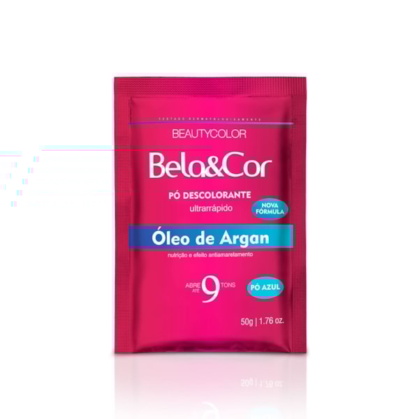 Pó Descolorante Bela&Cor - Óleo de Argan 50g-9aaad649-496a-4127-be62-11a17c09e532