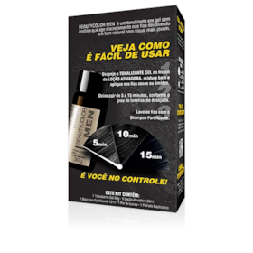 Preto - Tonalizante Gel s/ Amônia Beautycolor Men