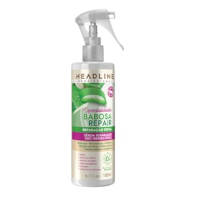 Sérum Reparador Uso Obrigatório Babosa Repair - Repara Danos, Reduz Frizz e Realça Brilho - HEADLINE Especialidades - 180g
