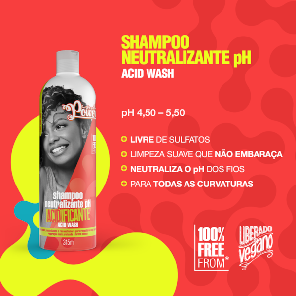 Shampoo Acidificante Soul Power - Limpeza Suave e Reparadora - 315ml-447bbe80-945a-44df-9d7a-7377931b11a5